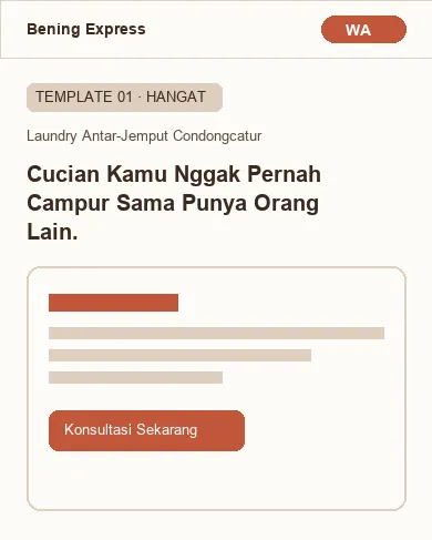 Pratinjau Template Bening Express